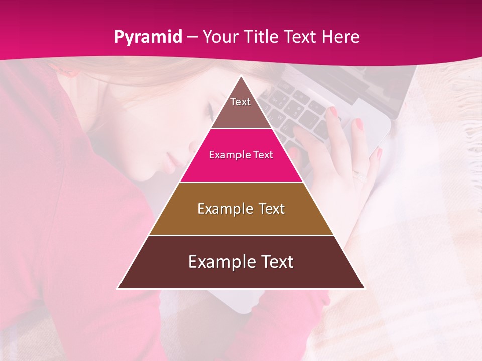 Laptop Casual Young PowerPoint Template