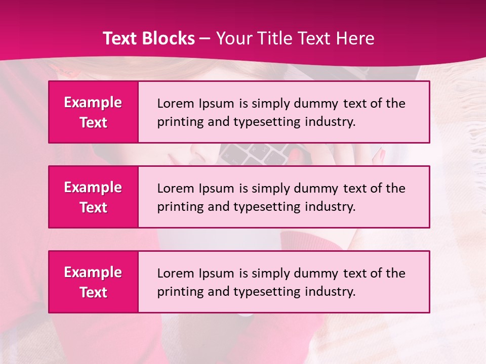 Laptop Casual Young PowerPoint Template