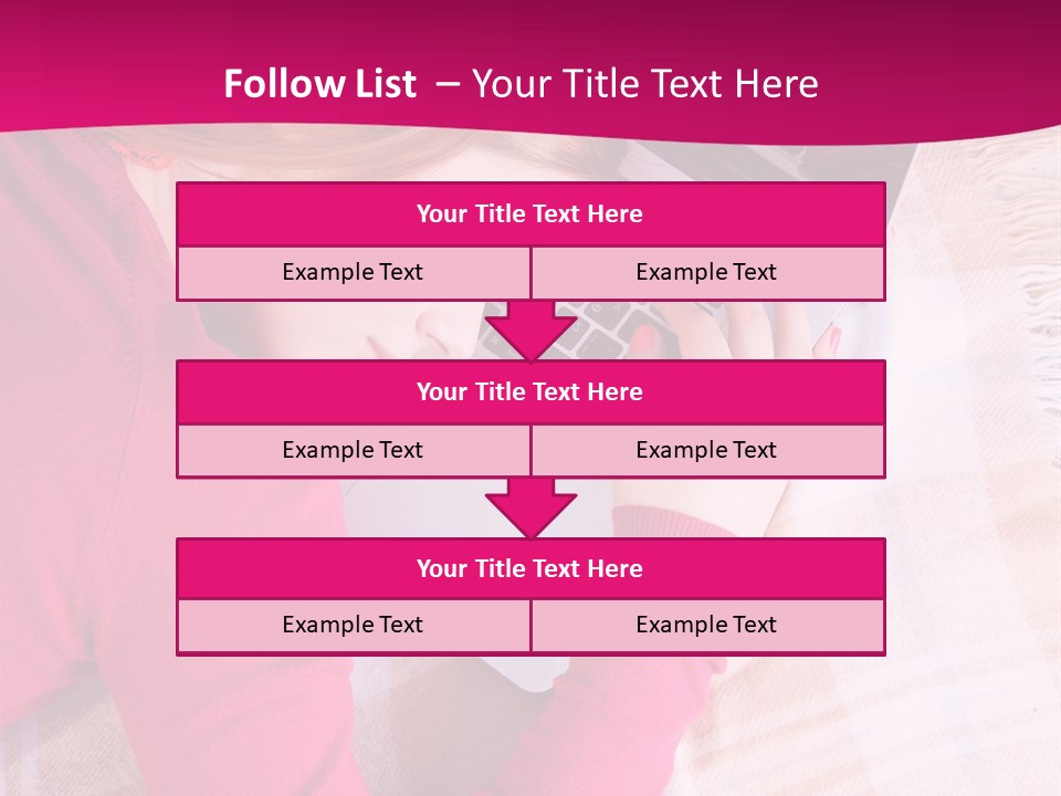 Laptop Casual Young PowerPoint Template