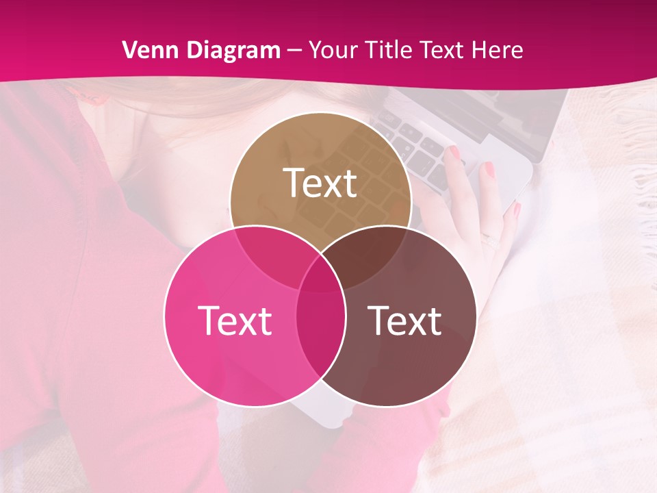 Laptop Casual Young PowerPoint Template