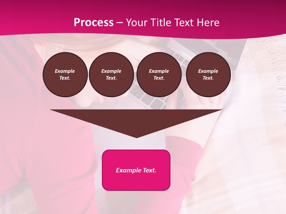 Laptop Casual Young PowerPoint Template