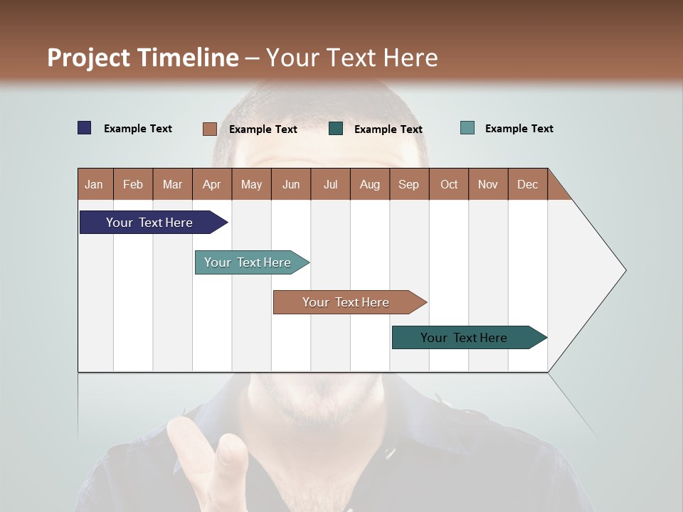 Shirt Finger Face PowerPoint Template