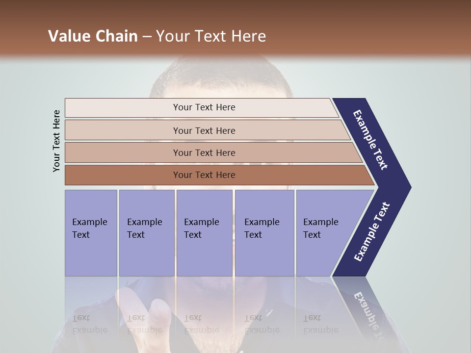 Shirt Finger Face PowerPoint Template