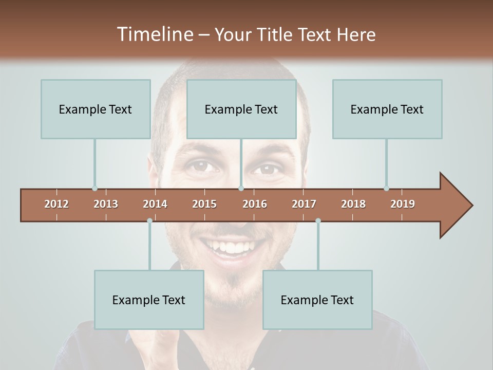 Shirt Finger Face PowerPoint Template
