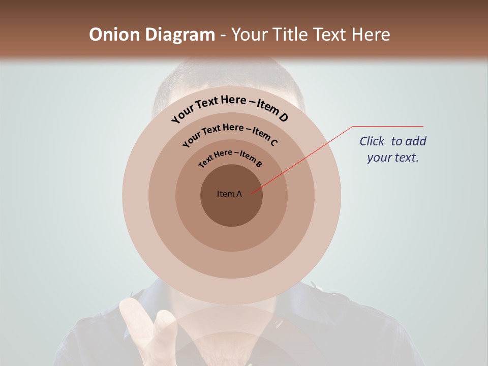 Shirt Finger Face PowerPoint Template