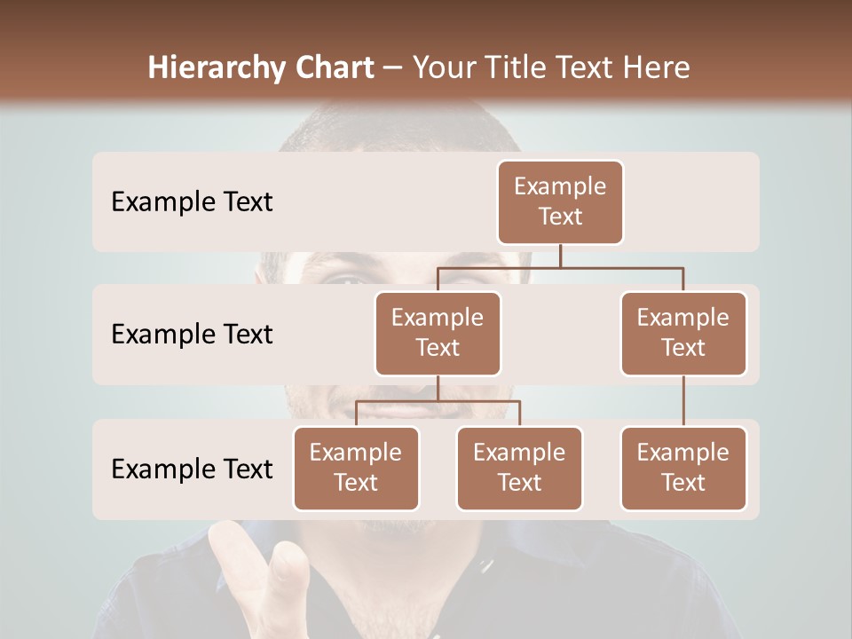 Shirt Finger Face PowerPoint Template