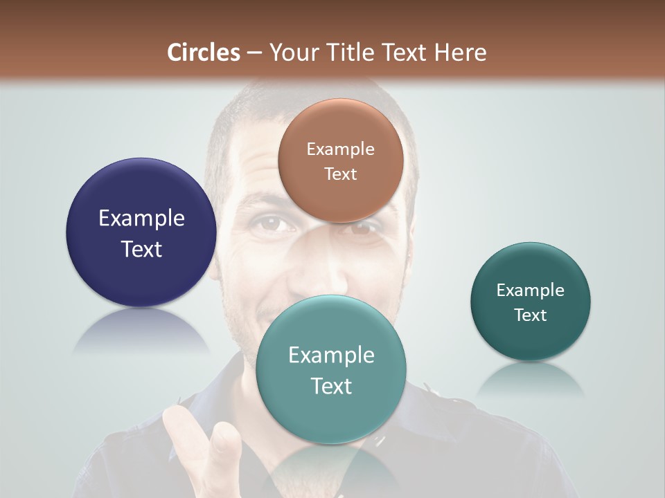 Shirt Finger Face PowerPoint Template