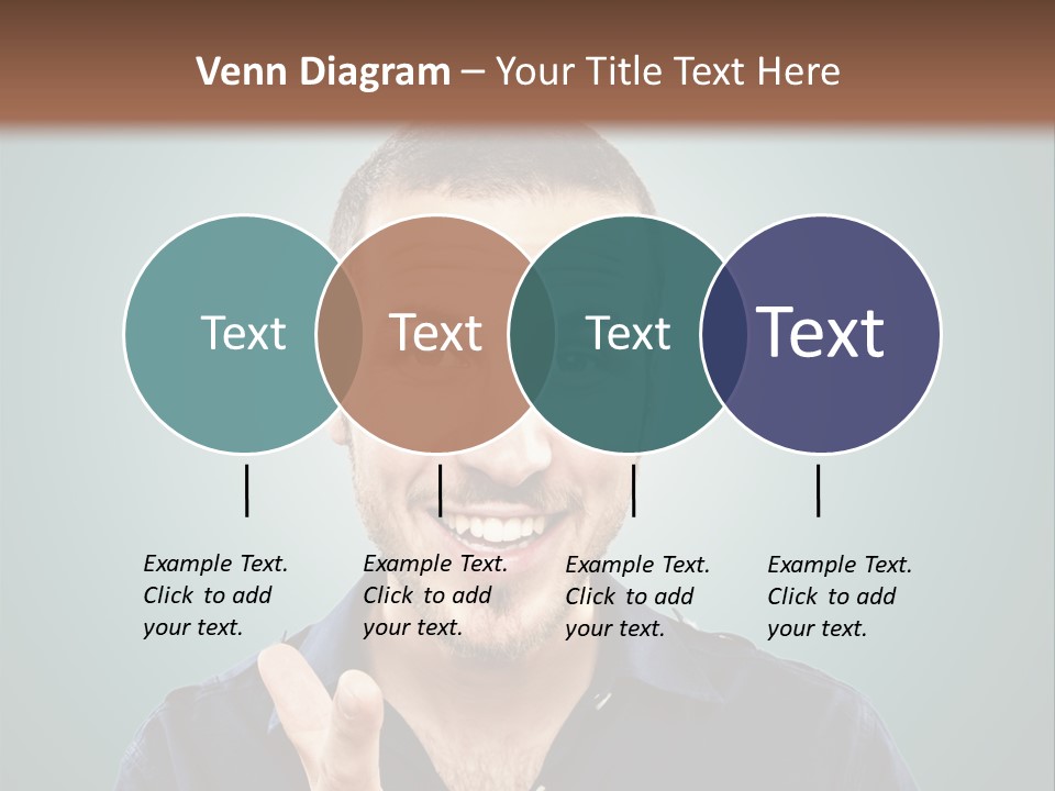 Shirt Finger Face PowerPoint Template