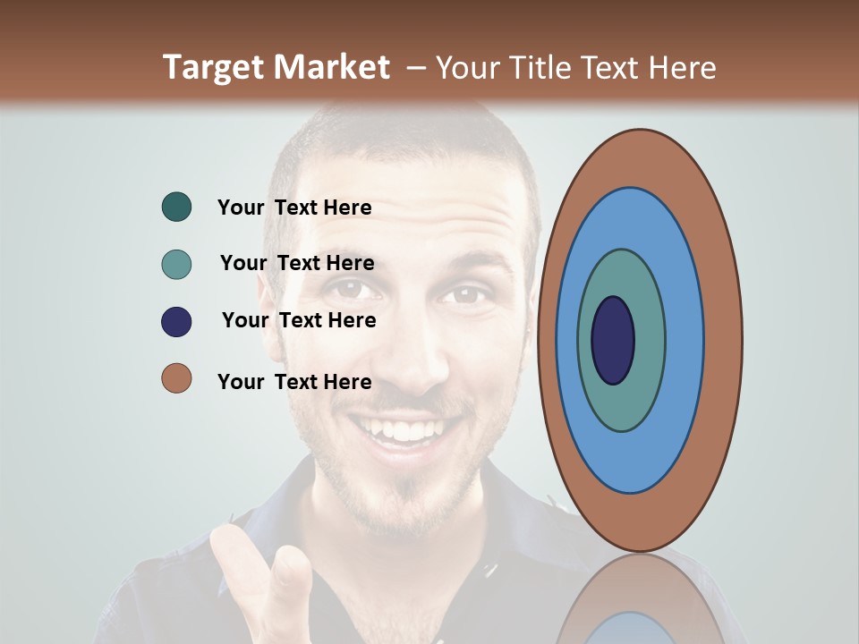 Shirt Finger Face PowerPoint Template