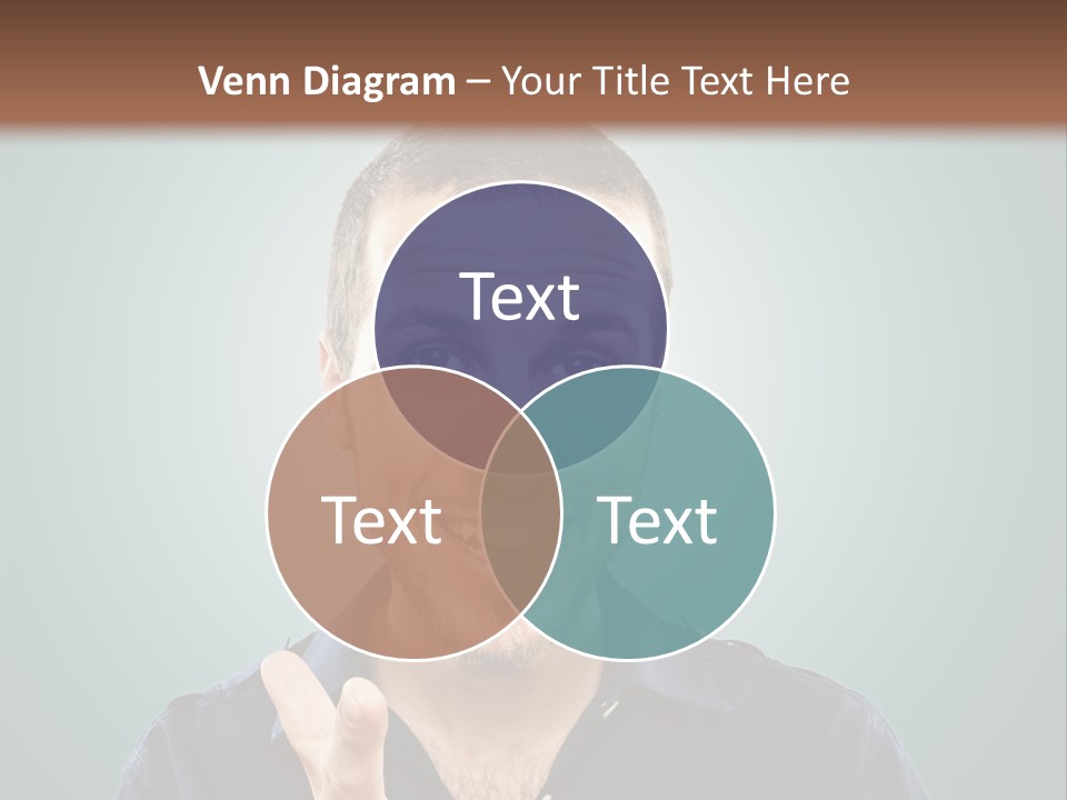 Shirt Finger Face PowerPoint Template