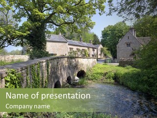 Village Quaint England PowerPoint Template