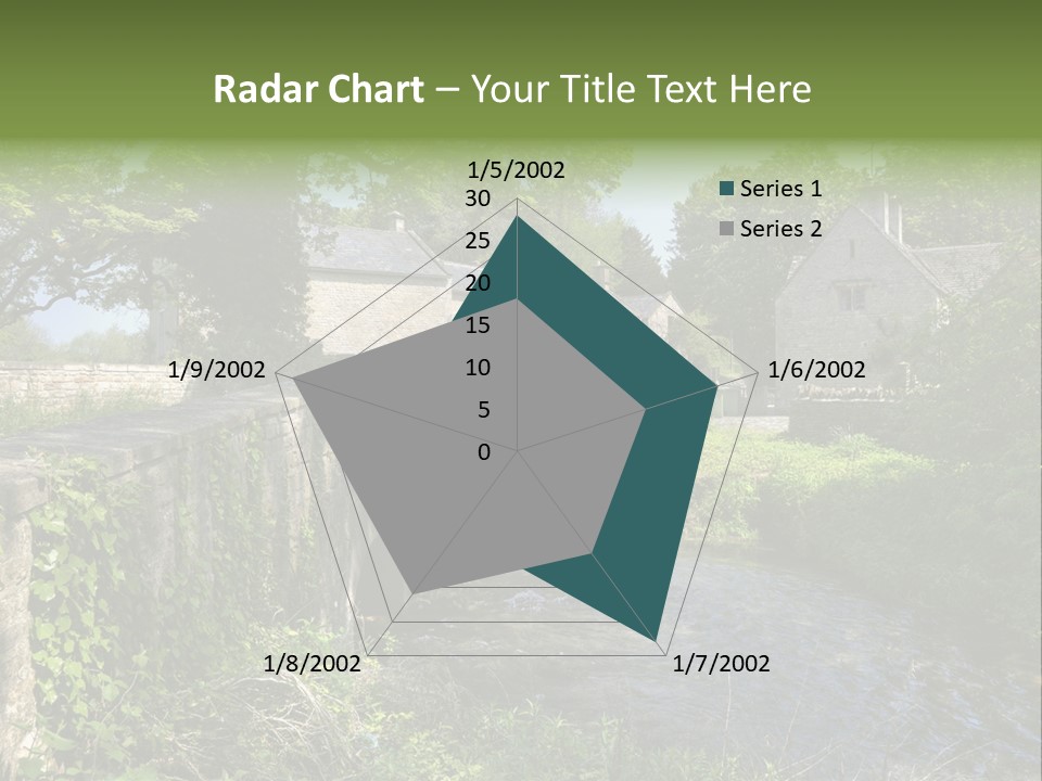 Village Quaint England PowerPoint Template