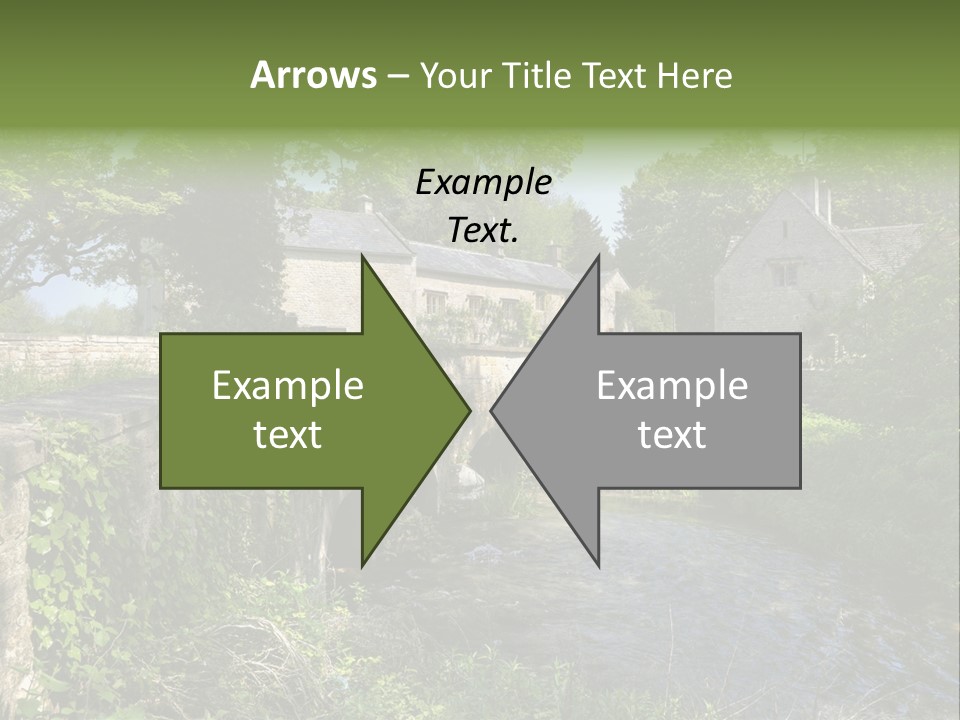 Village Quaint England PowerPoint Template