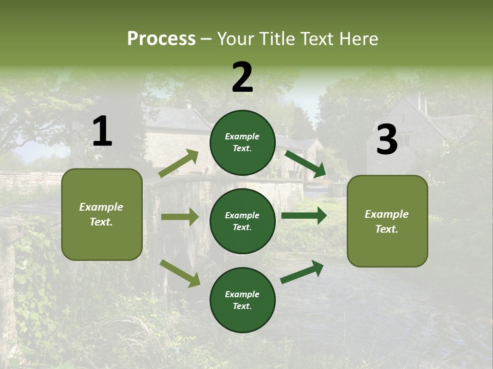 Village Quaint England PowerPoint Template