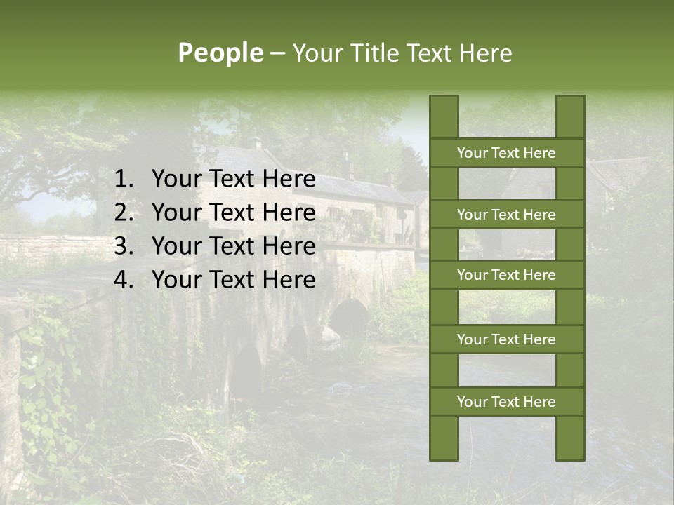 Village Quaint England PowerPoint Template