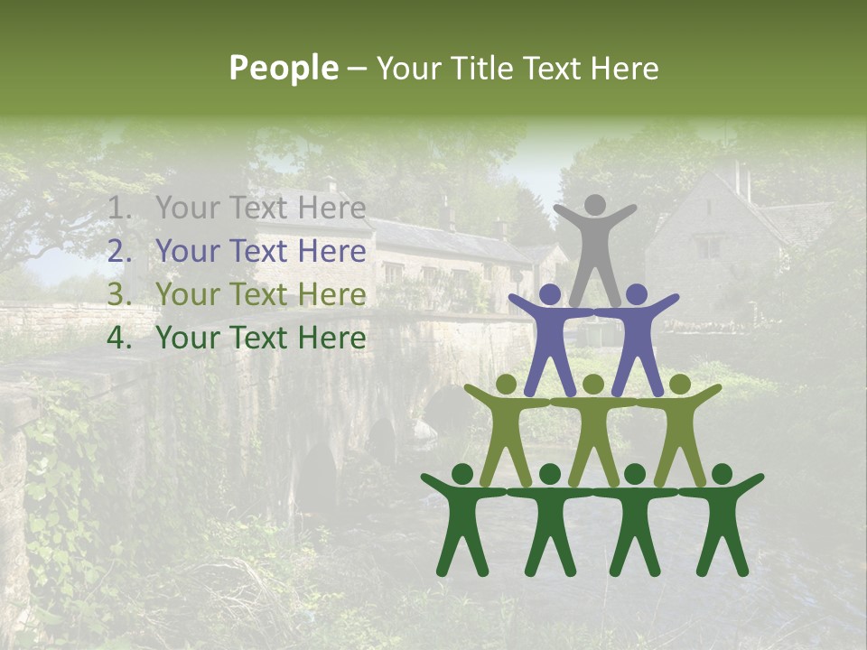 Village Quaint England PowerPoint Template