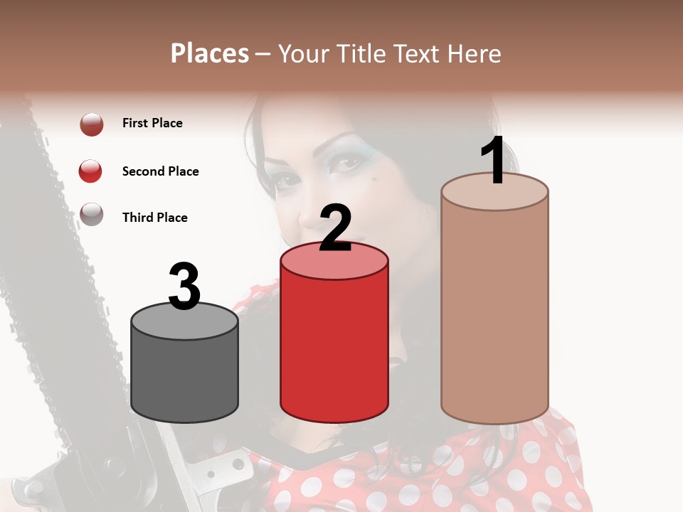 Portrait  Girl PowerPoint Template