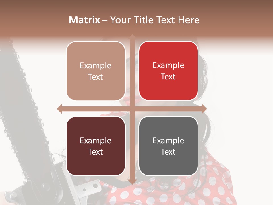 Portrait  Girl PowerPoint Template