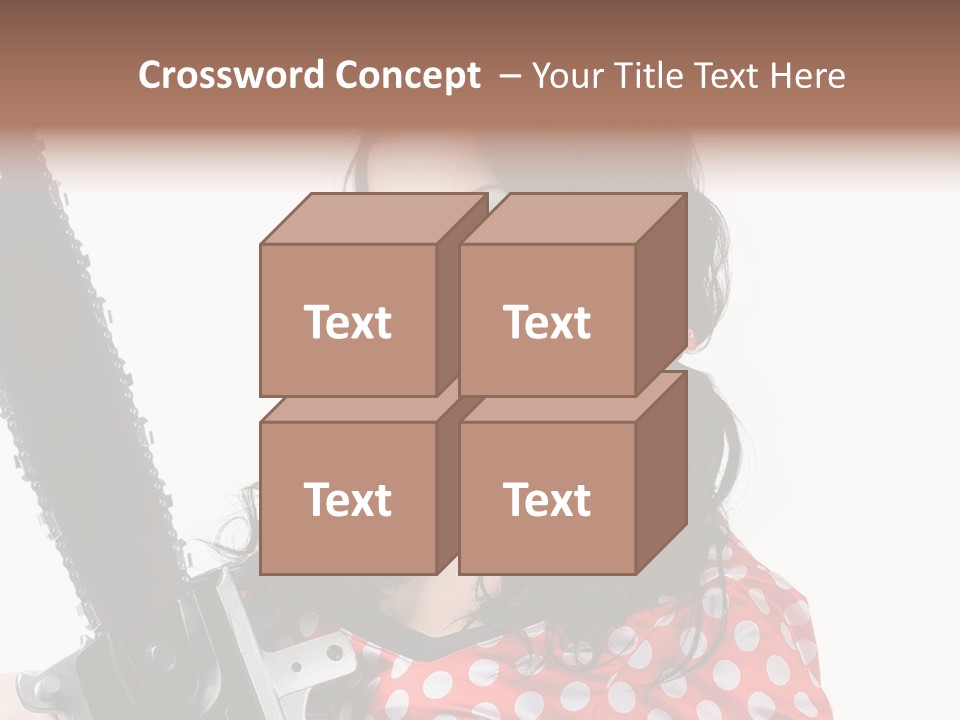 Portrait  Girl PowerPoint Template