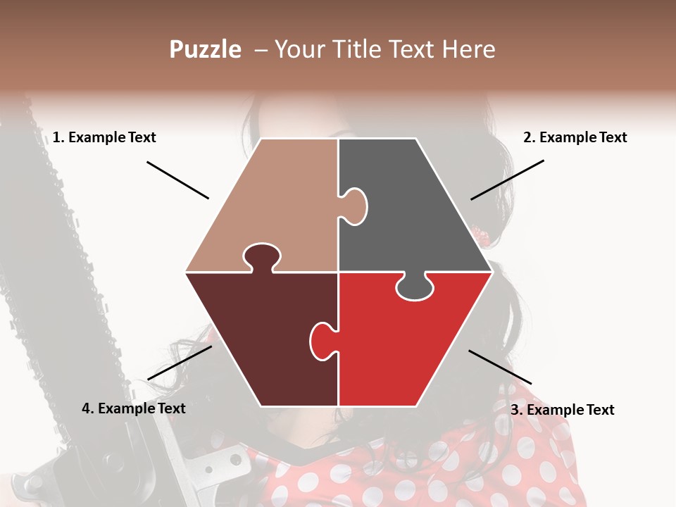 Portrait  Girl PowerPoint Template