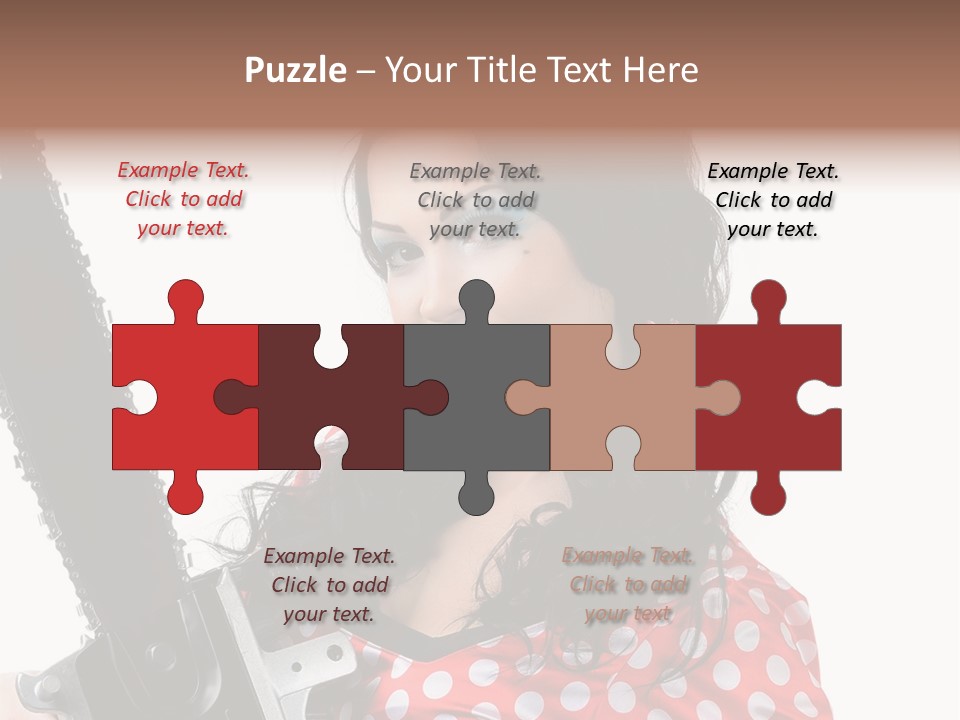 Portrait  Girl PowerPoint Template