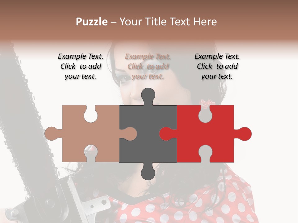 Portrait  Girl PowerPoint Template