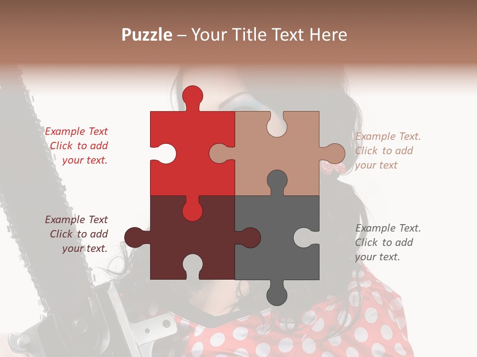 Portrait  Girl PowerPoint Template