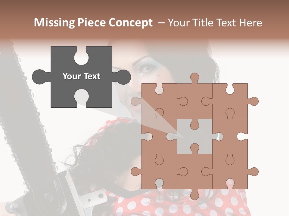 Portrait  Girl PowerPoint Template