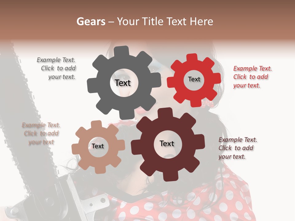 Portrait  Girl PowerPoint Template