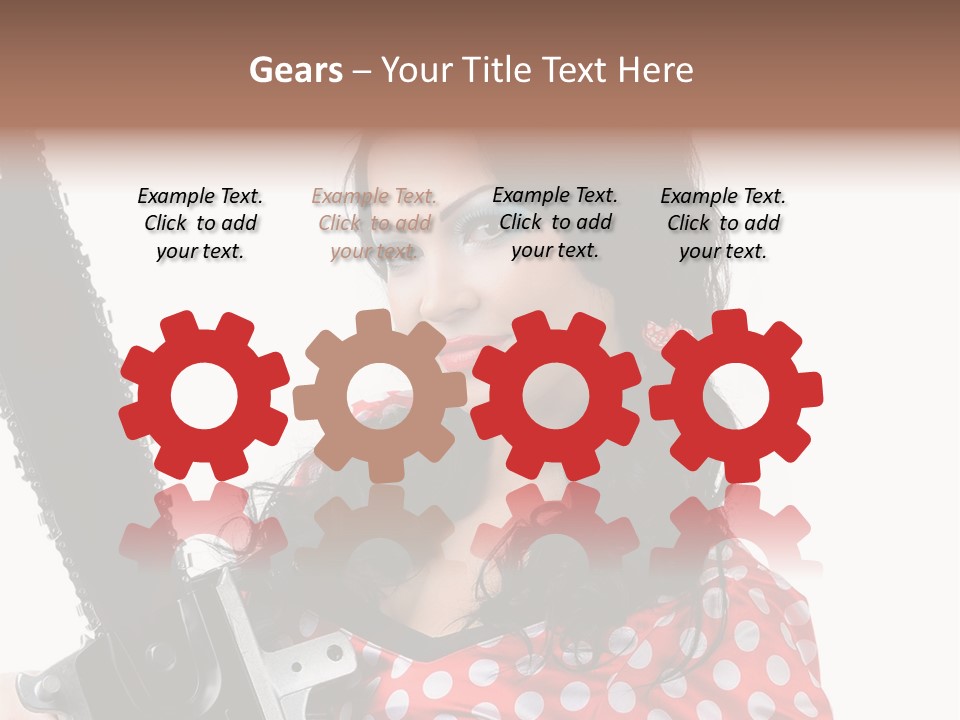 Portrait  Girl PowerPoint Template