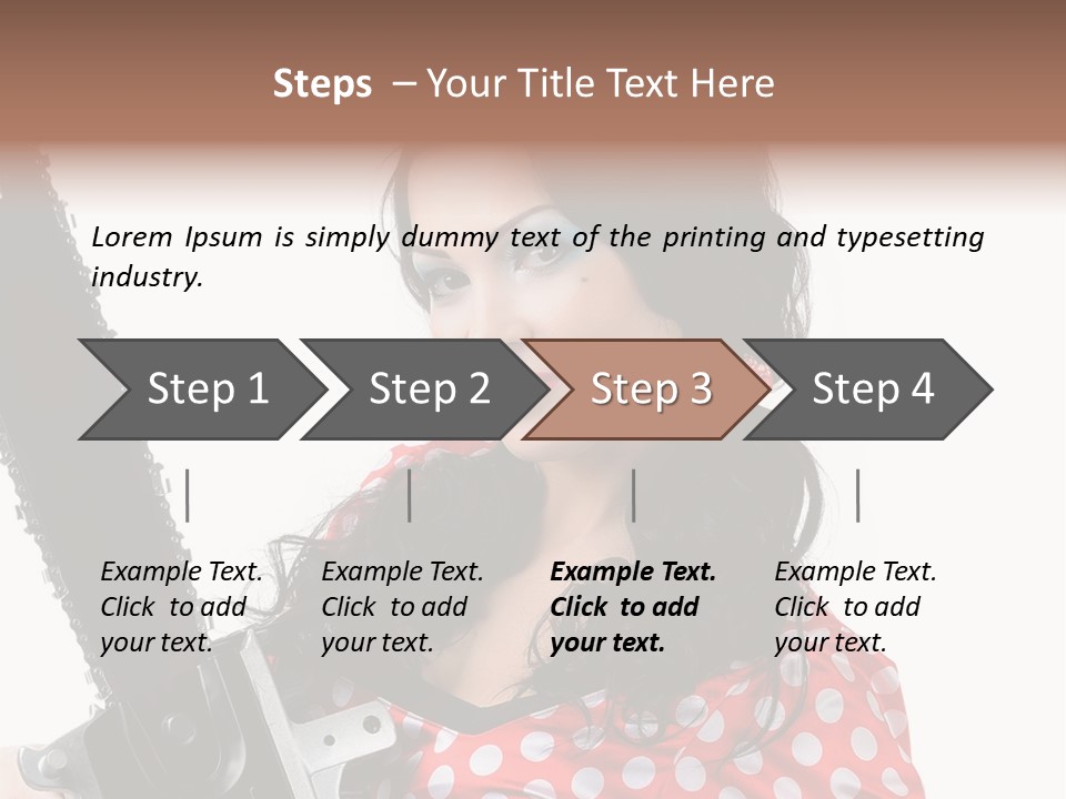 Portrait  Girl PowerPoint Template