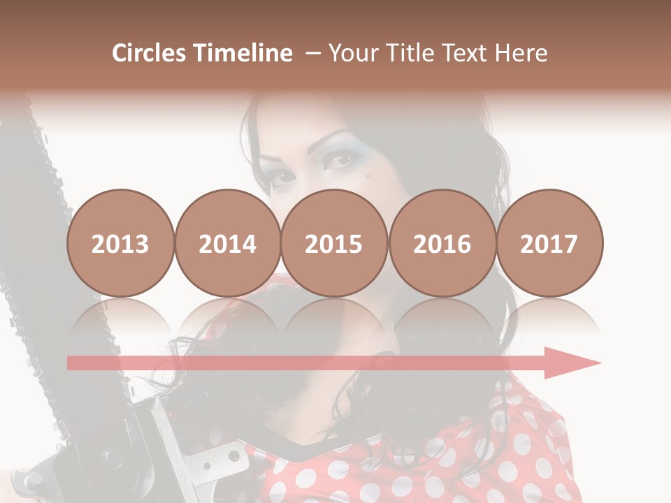 Portrait  Girl PowerPoint Template