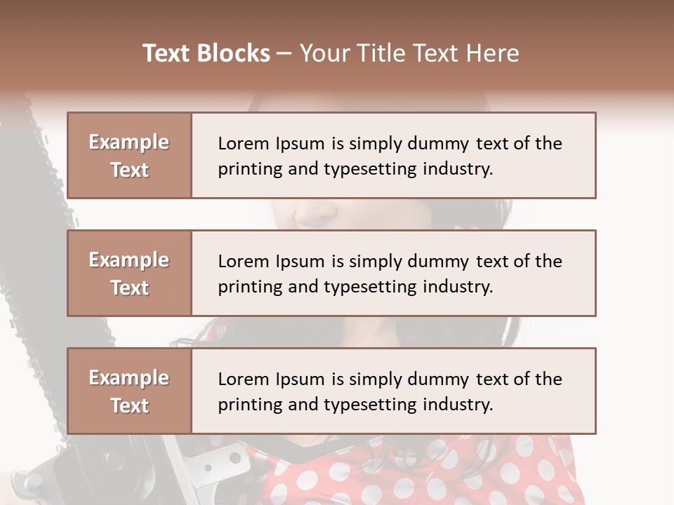 Portrait  Girl PowerPoint Template