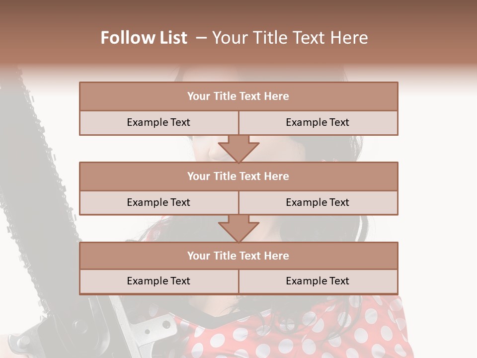 Portrait  Girl PowerPoint Template