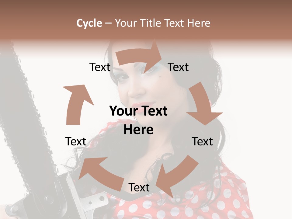 Portrait  Girl PowerPoint Template