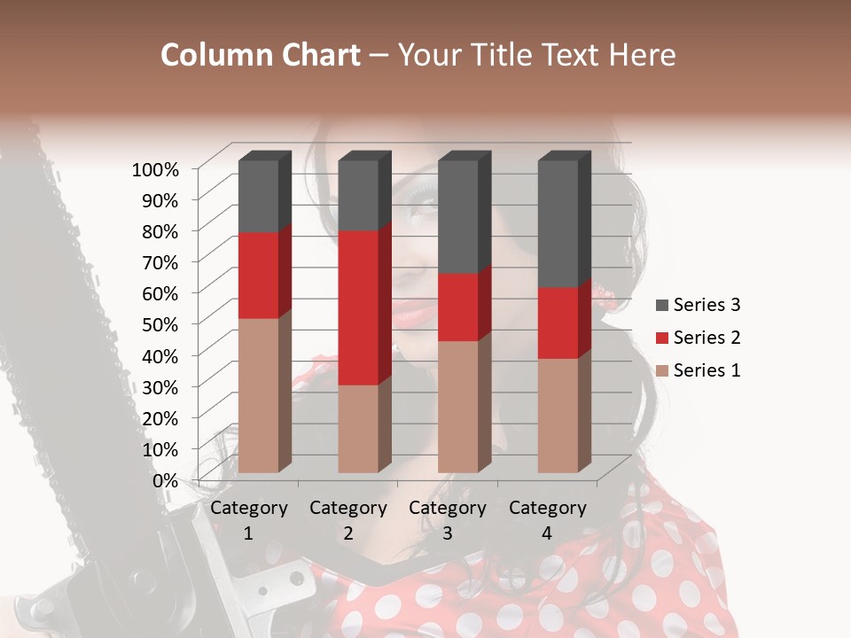 Portrait  Girl PowerPoint Template