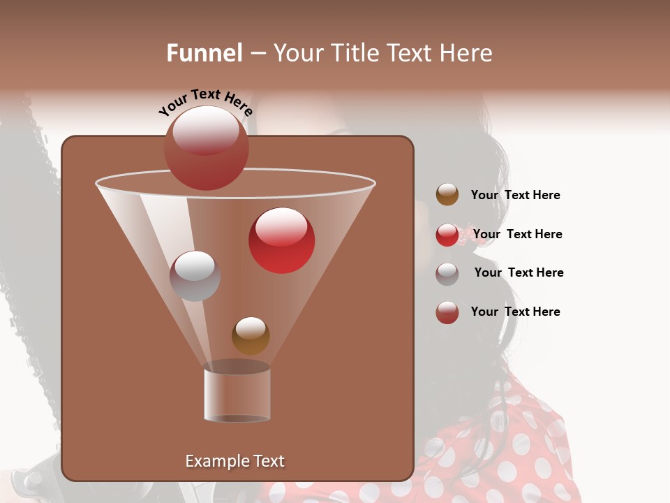 Portrait  Girl PowerPoint Template