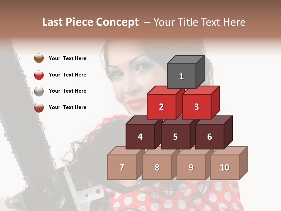 Portrait  Girl PowerPoint Template