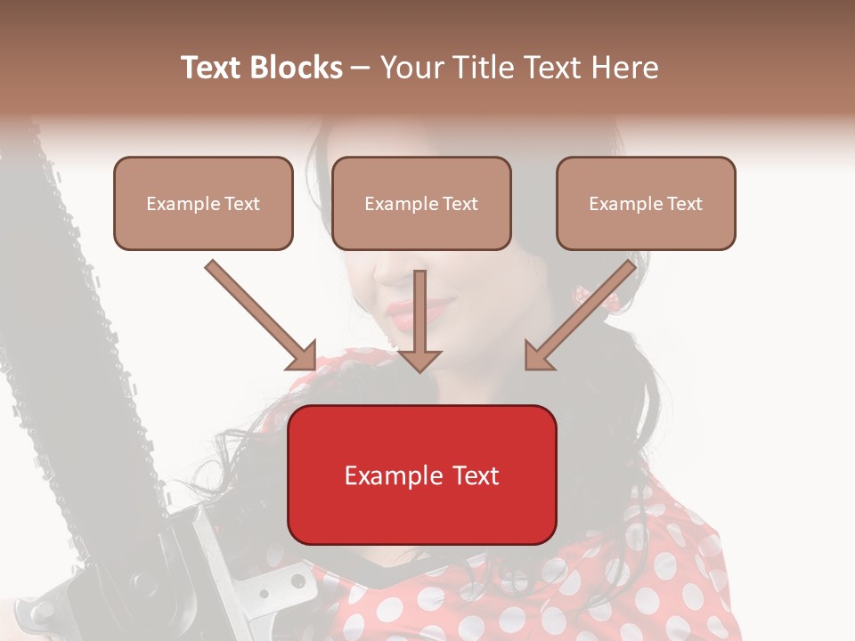 Portrait  Girl PowerPoint Template