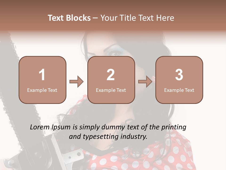 Portrait  Girl PowerPoint Template