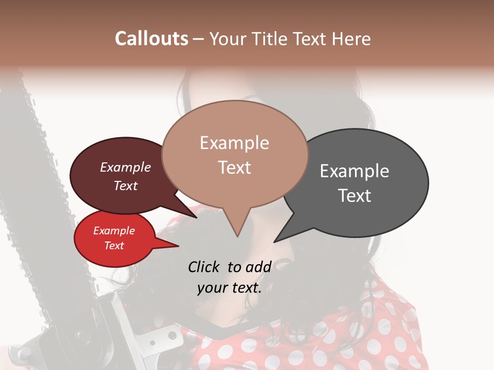 Portrait  Girl PowerPoint Template