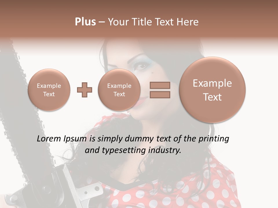 Portrait  Girl PowerPoint Template