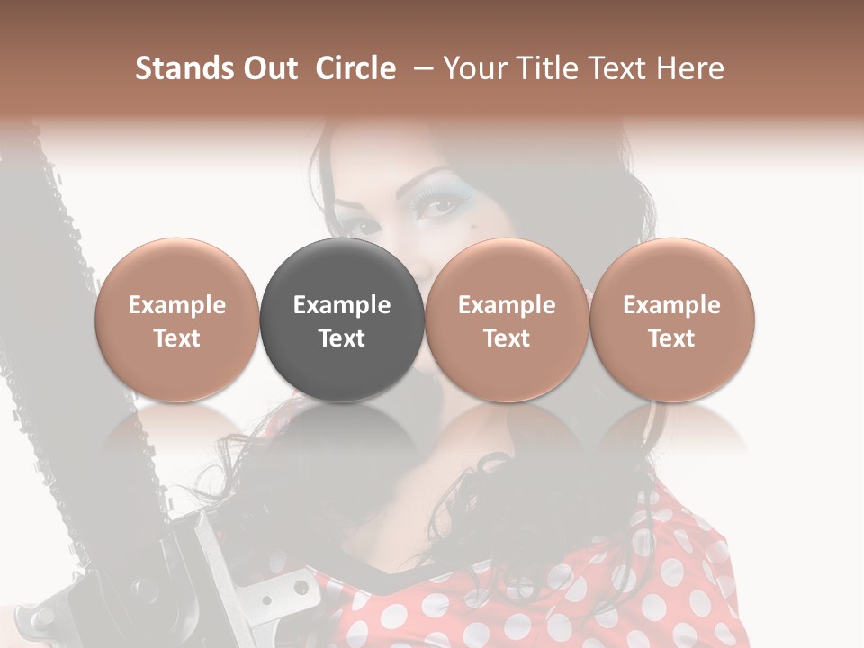 Portrait  Girl PowerPoint Template