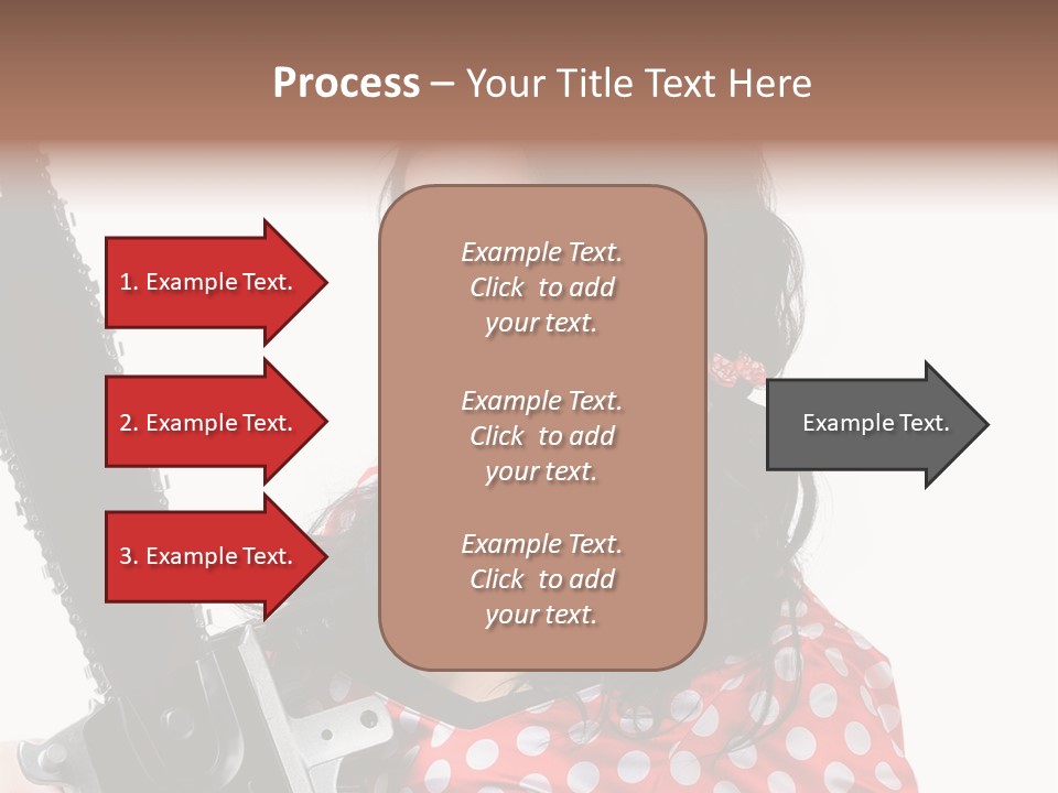 Portrait  Girl PowerPoint Template