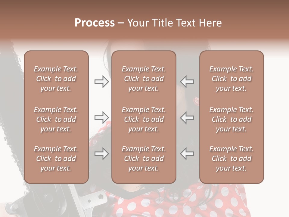Portrait  Girl PowerPoint Template