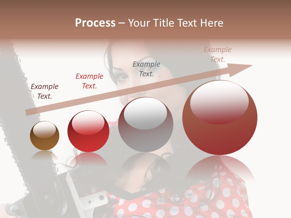 Portrait  Girl PowerPoint Template