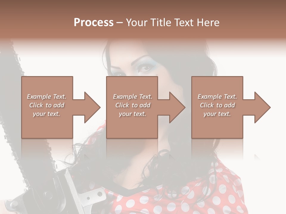 Portrait  Girl PowerPoint Template