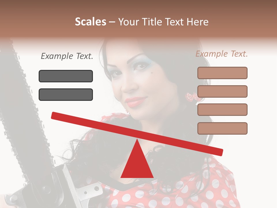 Portrait  Girl PowerPoint Template