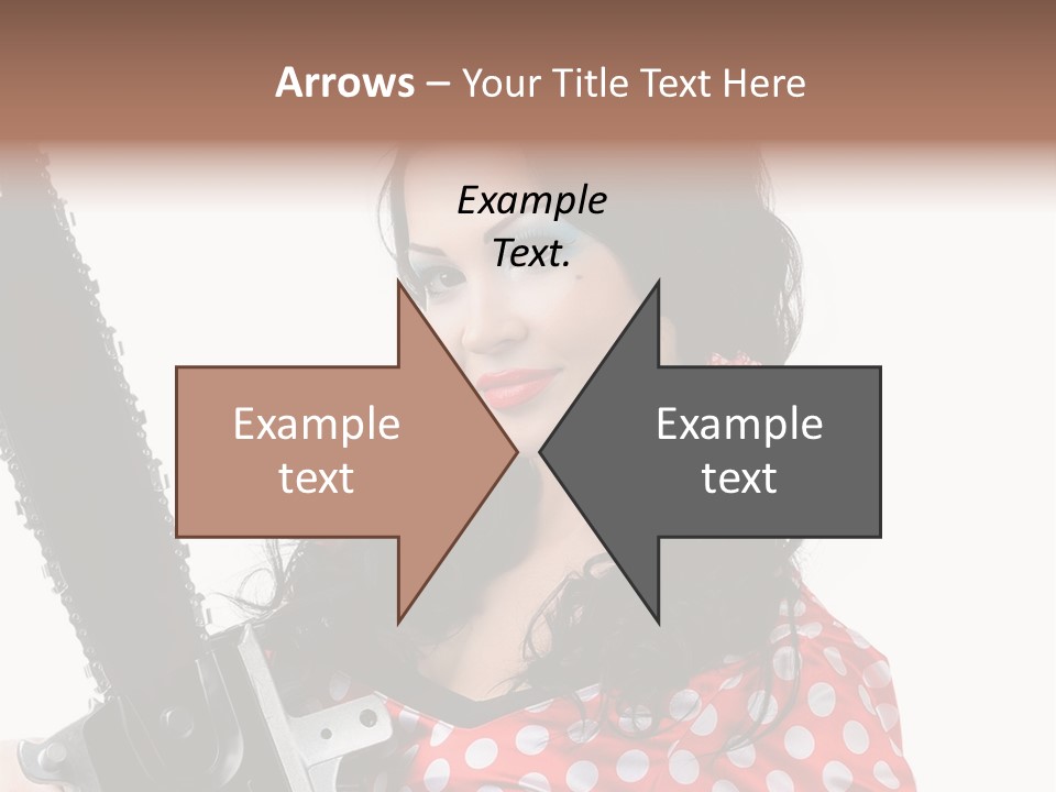 Portrait  Girl PowerPoint Template