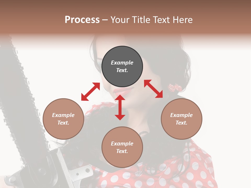 Portrait  Girl PowerPoint Template